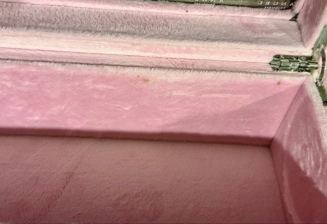 エンジェルシャンパン ドゥミセックロゼ ピンク ファータイプ 空瓶 ケース