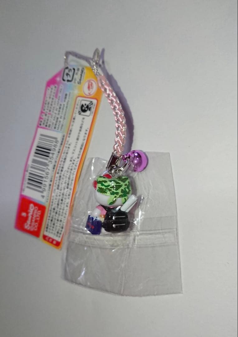 ご当地キティ 根付 秋葉原ヲタバージョン ハローキティ ストラップ ヲタク