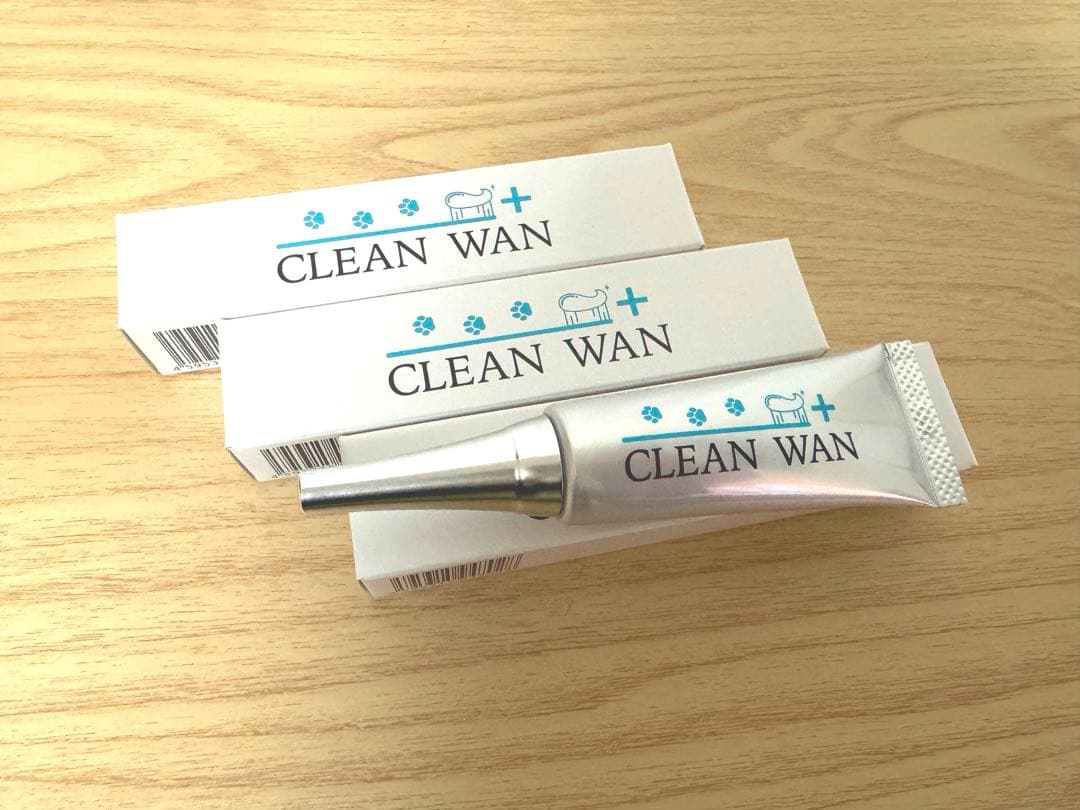 CLEAN WAN クリーンワン犬猫用歯磨き　デンタルケアクリーム　3箱セット