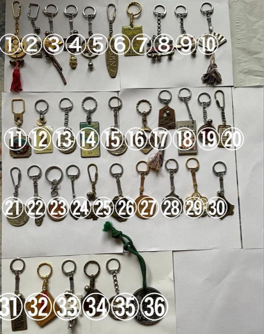 レトロキーホルダー