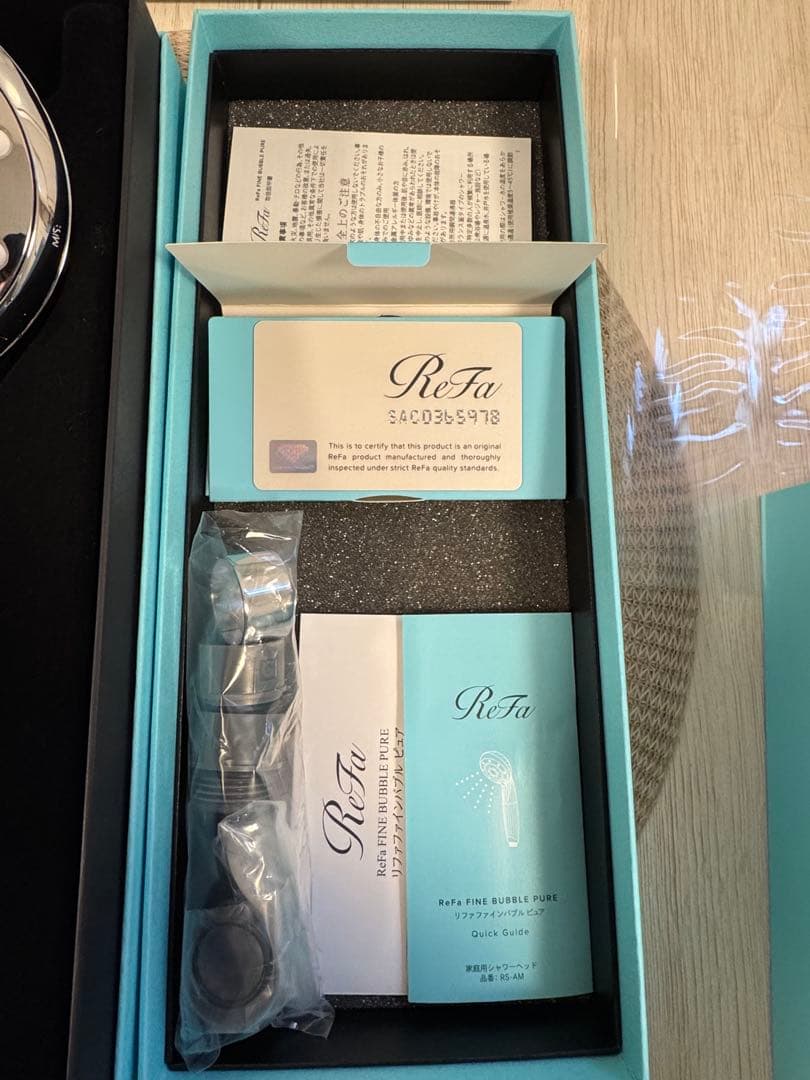 【美品】ReFa リファ ファインバブル ピュア シャワーヘッド