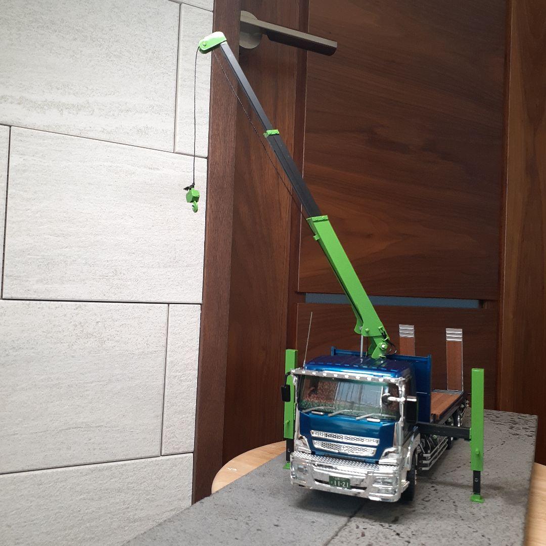 専用　デコトラプラモデル　ユニック付き回送車