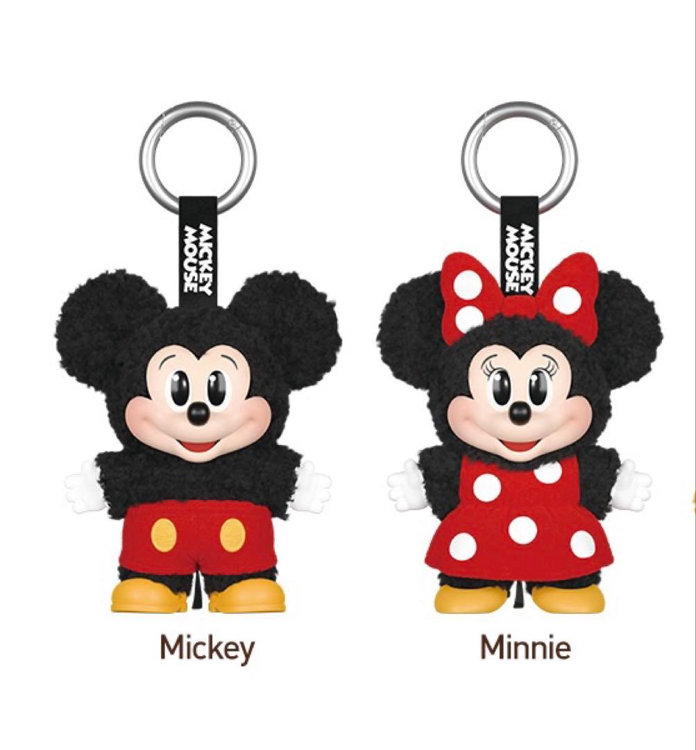 POPMART DISNEY ミッキーファミリー ぬいぐるみキーチェーン