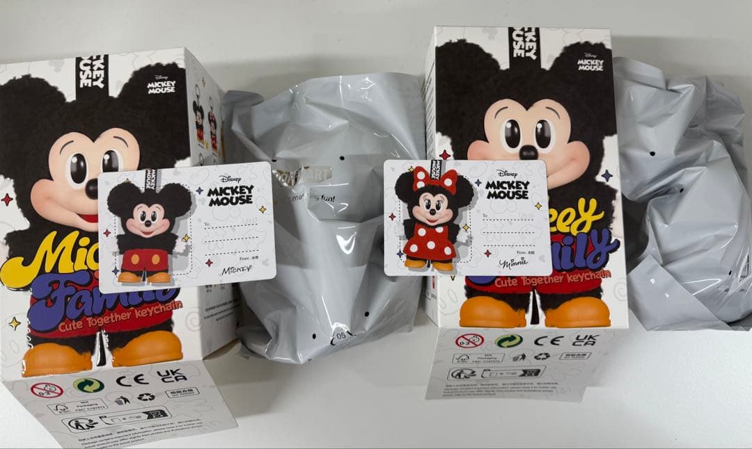 POPMART DISNEY ミッキーファミリー ぬいぐるみキーチェーン