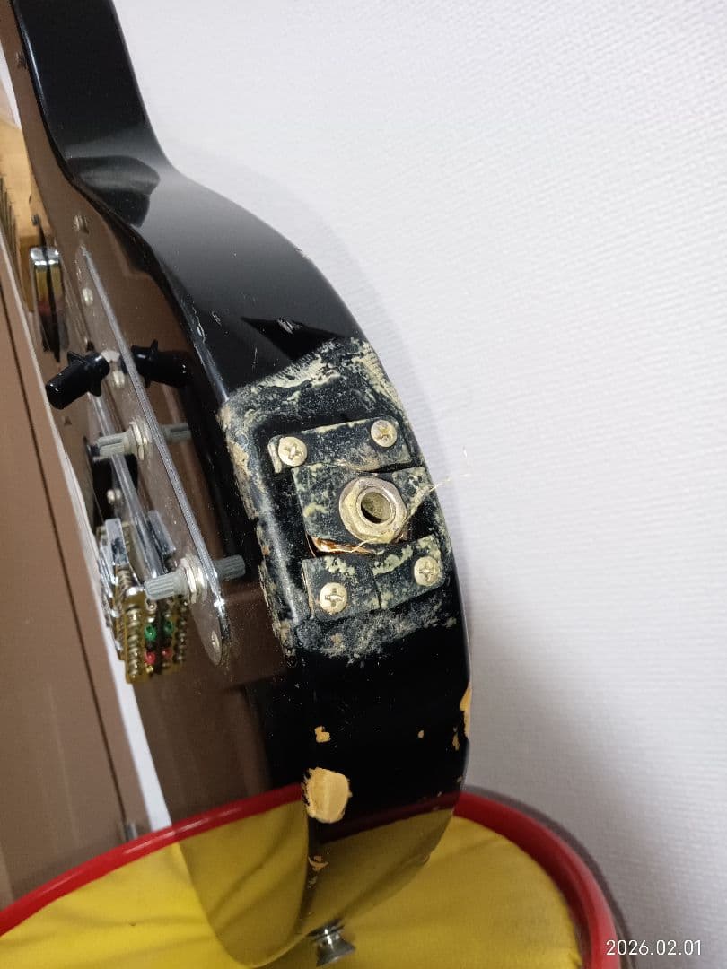 Squier Telecaster ブラック 見るからにジャンク再生楽しむ品