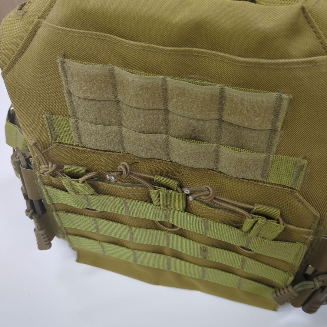 サバゲー用　プレートキャリア オリーブTAN