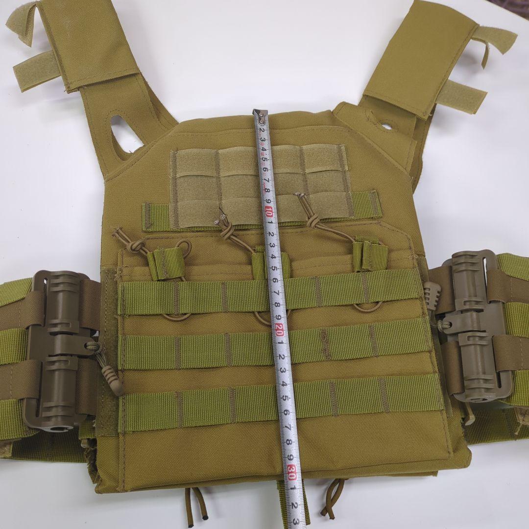 サバゲー用　プレートキャリア オリーブTAN