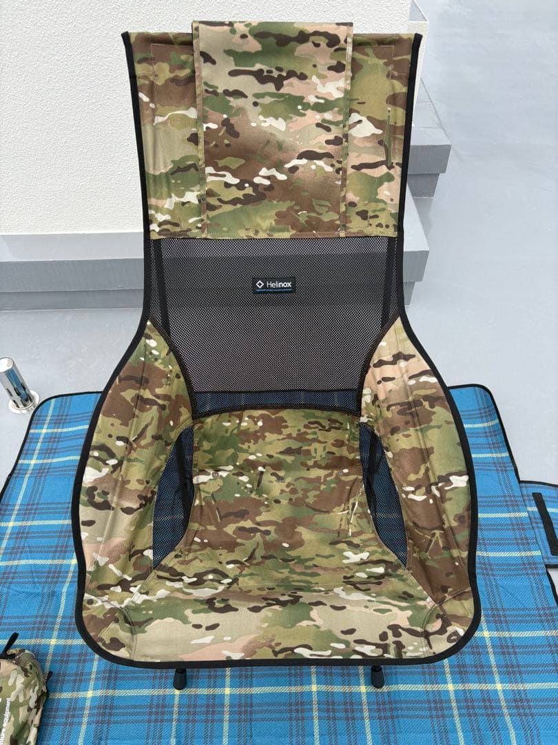 【美品】ヘリノックス サバンナチェア カモ柄