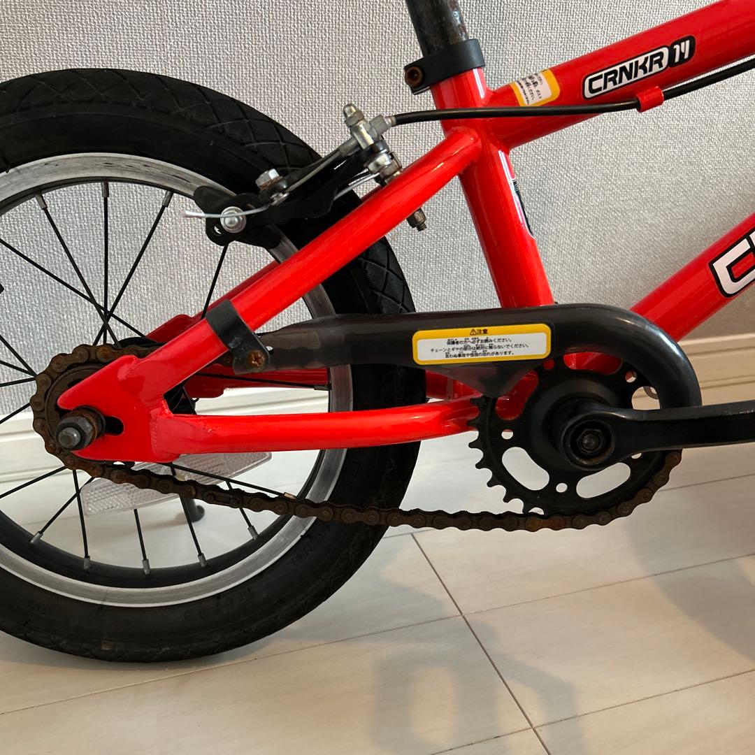 CRANKER 幼児用自転車 赤14インチBMX(引き渡しのみ)