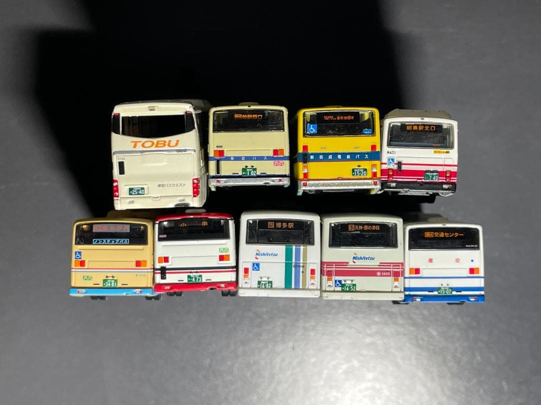 バスコレクション ジャンク品等まとめ 全国編 9台セット