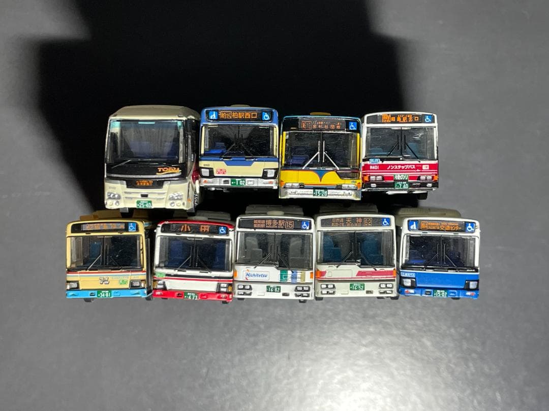バスコレクション ジャンク品等まとめ 全国編 9台セット