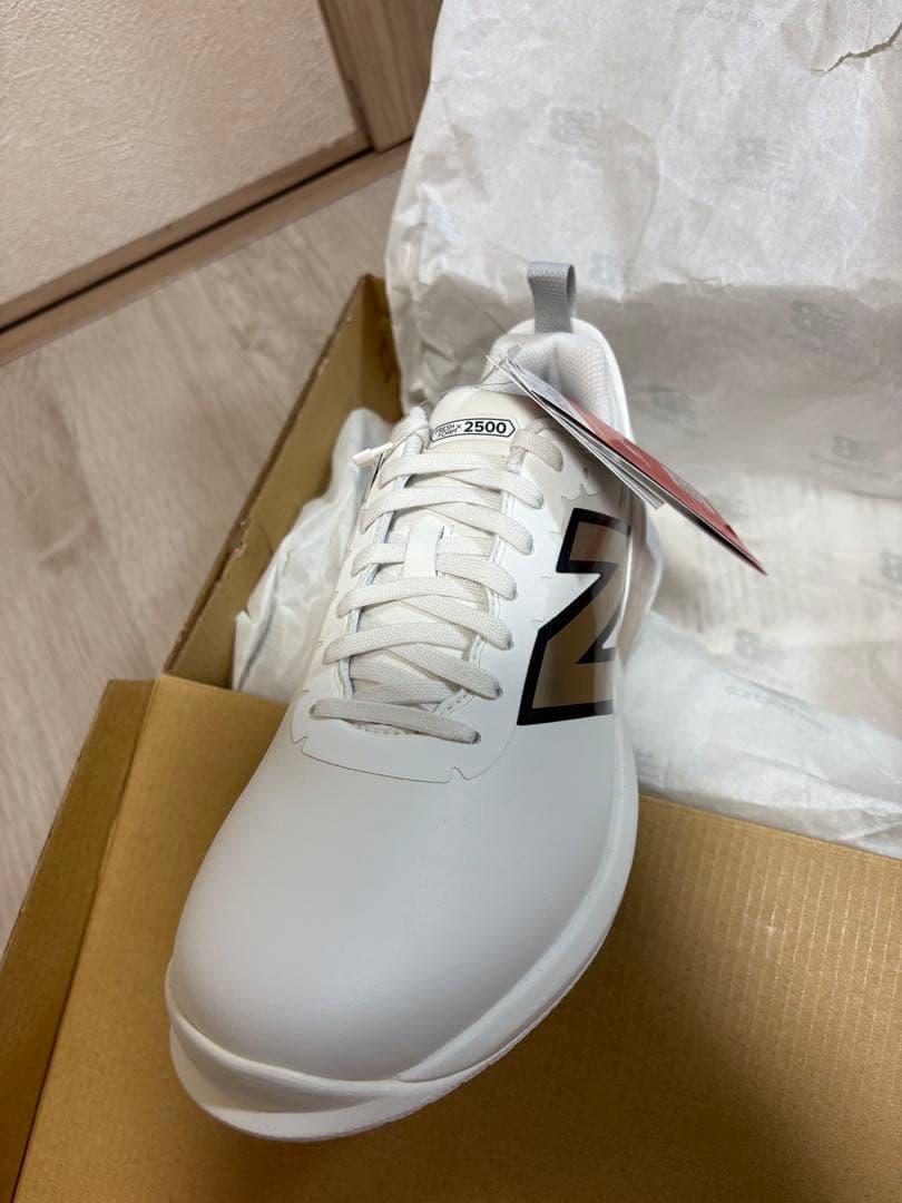 ニューバランスFRESH FOAM 2500 V4紐ゴルフシューズ25.5センチ