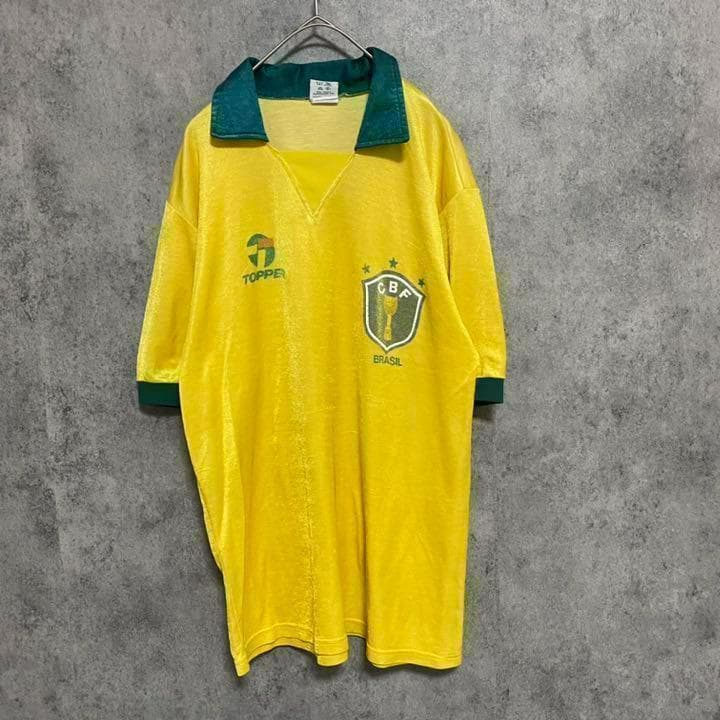 激レア　86 ブラジル代表　TOPPER ユニフォーム　メンズ　M サッカー