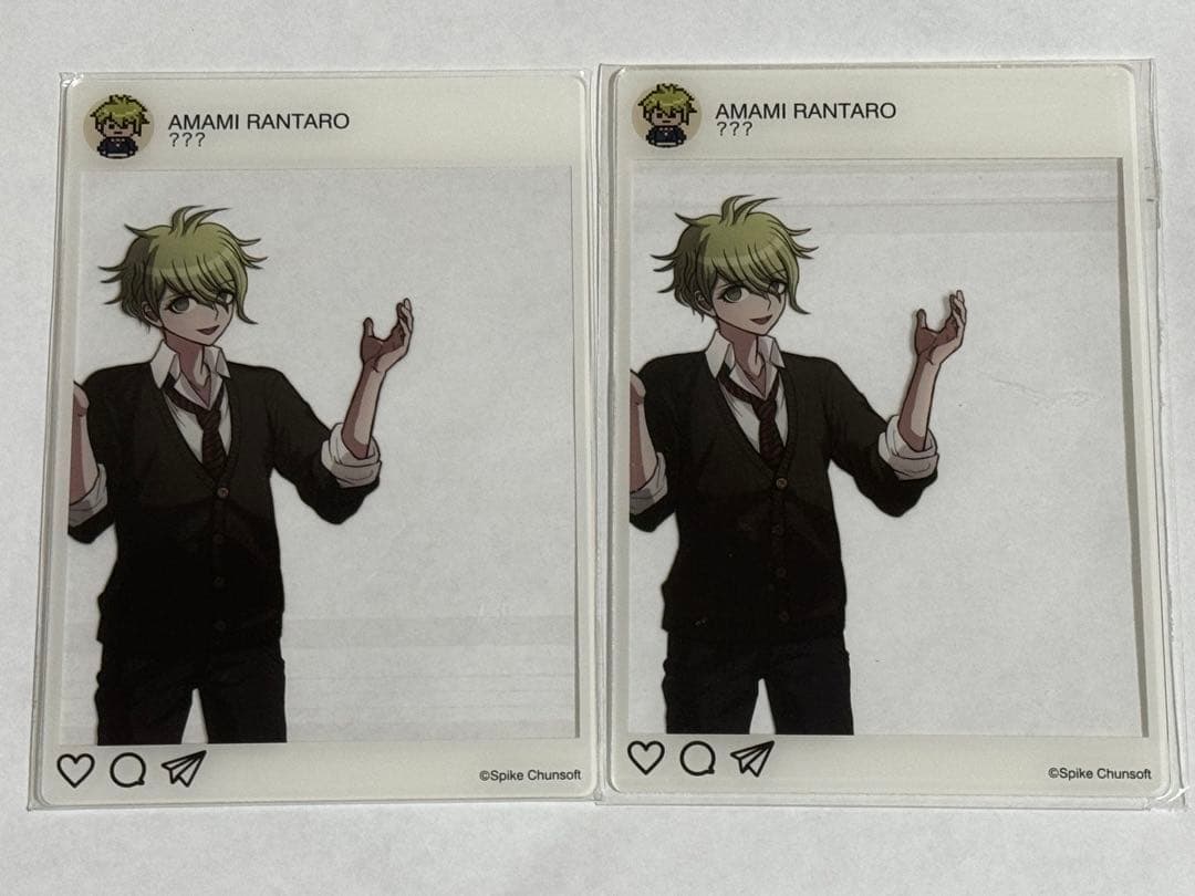 ダンガンロンパ 天海蘭太郎 SNS風クリアカード 制服