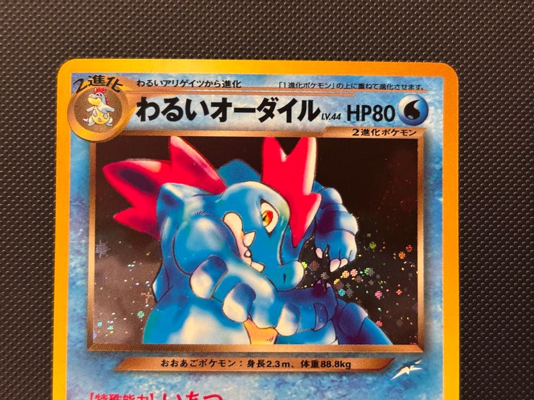 旧裏　極上美品　わるいオーダイル　十字ホロ　★neo 闇、そして光へ