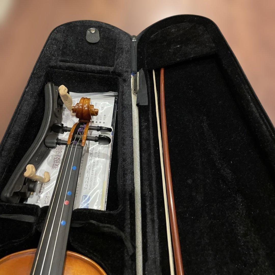 バイオリン 本体 フレット付き 茶色
