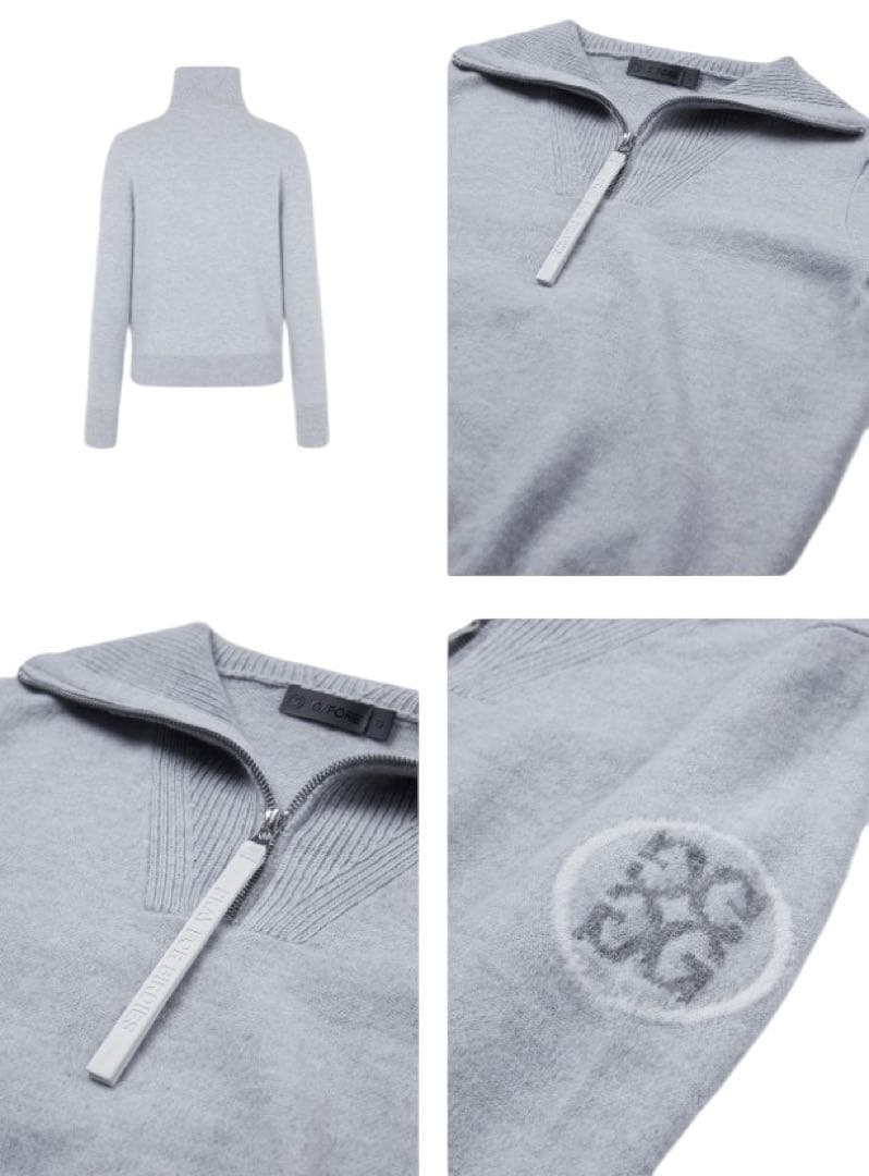 新作G/FORE韓国ジーフォアレディースハーフジップセーター sizeL