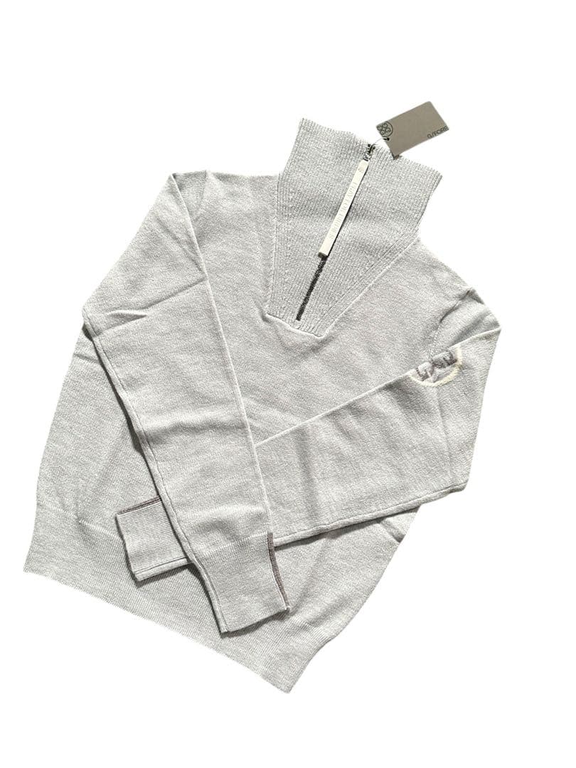 新作G/FORE韓国ジーフォアレディースハーフジップセーター sizeL