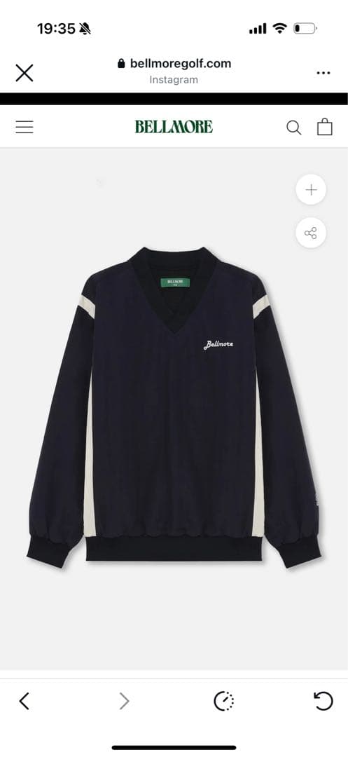 Bellmore ベルモア ネイビー ジャケットとパンツ セット　ゴルフ