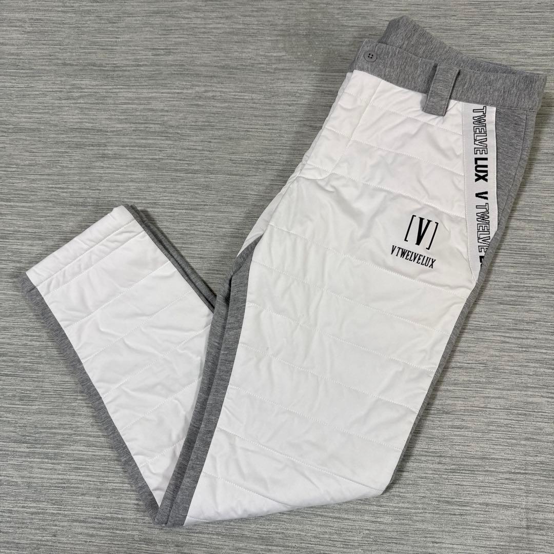 美品　V TWELVE 　ダウン入りゴルフパンツ　メンズL