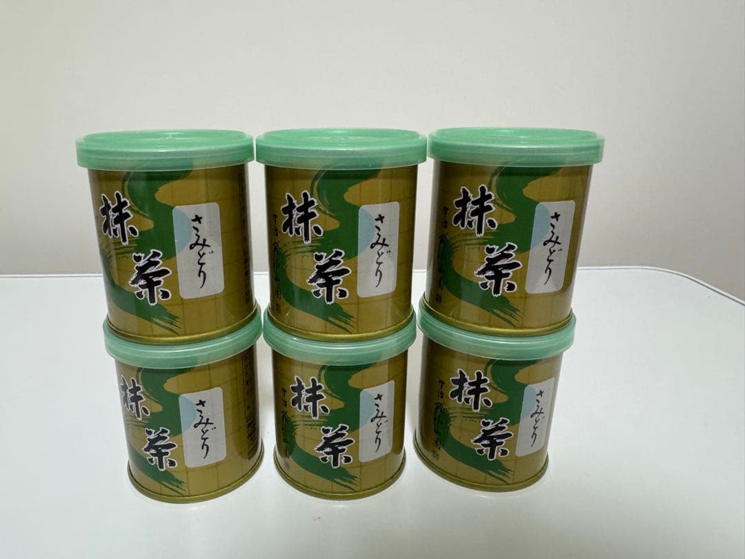 山政小山園　抹茶 さみどり30g 6缶セット