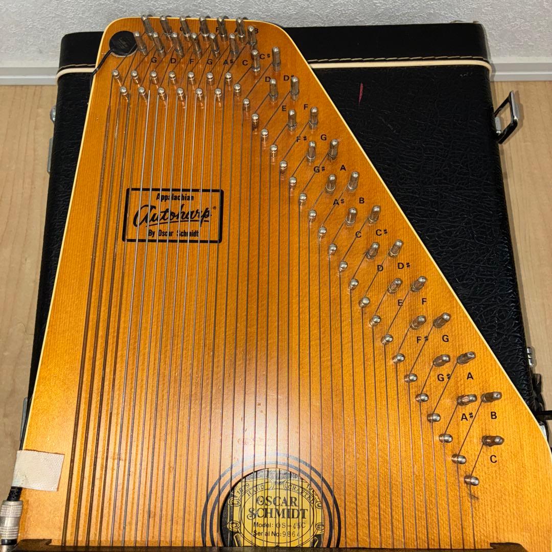 ピックアップ搭載！　希少　オートハープ　オスカーシュミット　ヴィンテージ