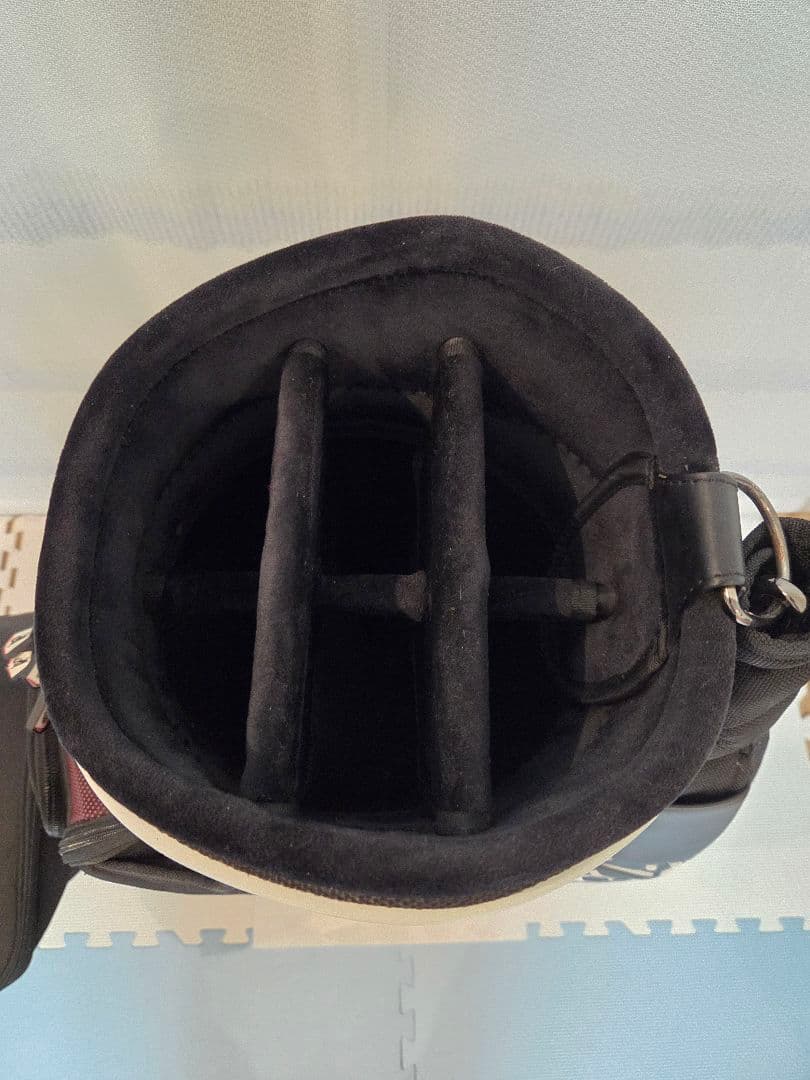 Titleist キャディバッグ 黒/赤/白