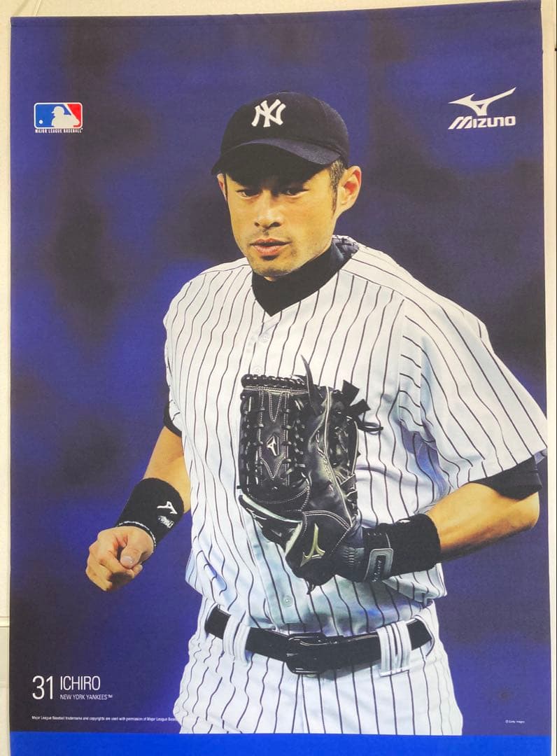 イチロー☆ 大型タペストリー☆約　縦180cm横90cm☆MLB☆新品未使用品☆