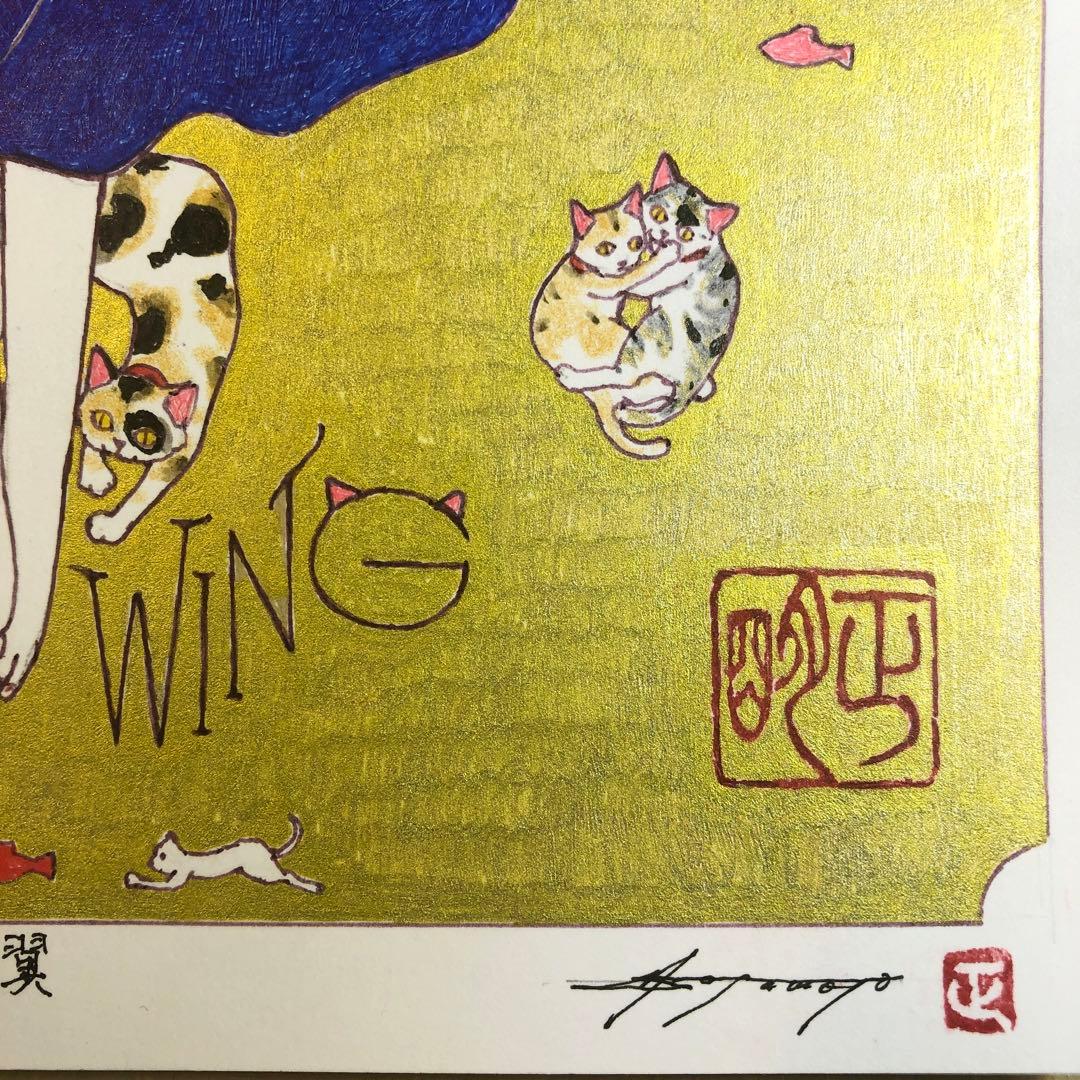 CAT WING 猫ノ翼【肉筆絵画】