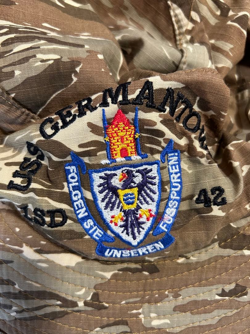 珍品　実物　lsd42 German town ハット uss キャップ