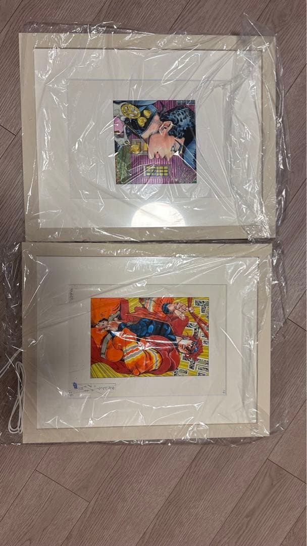 ジョジョ受注生産複製原画2枚、金沢展にて