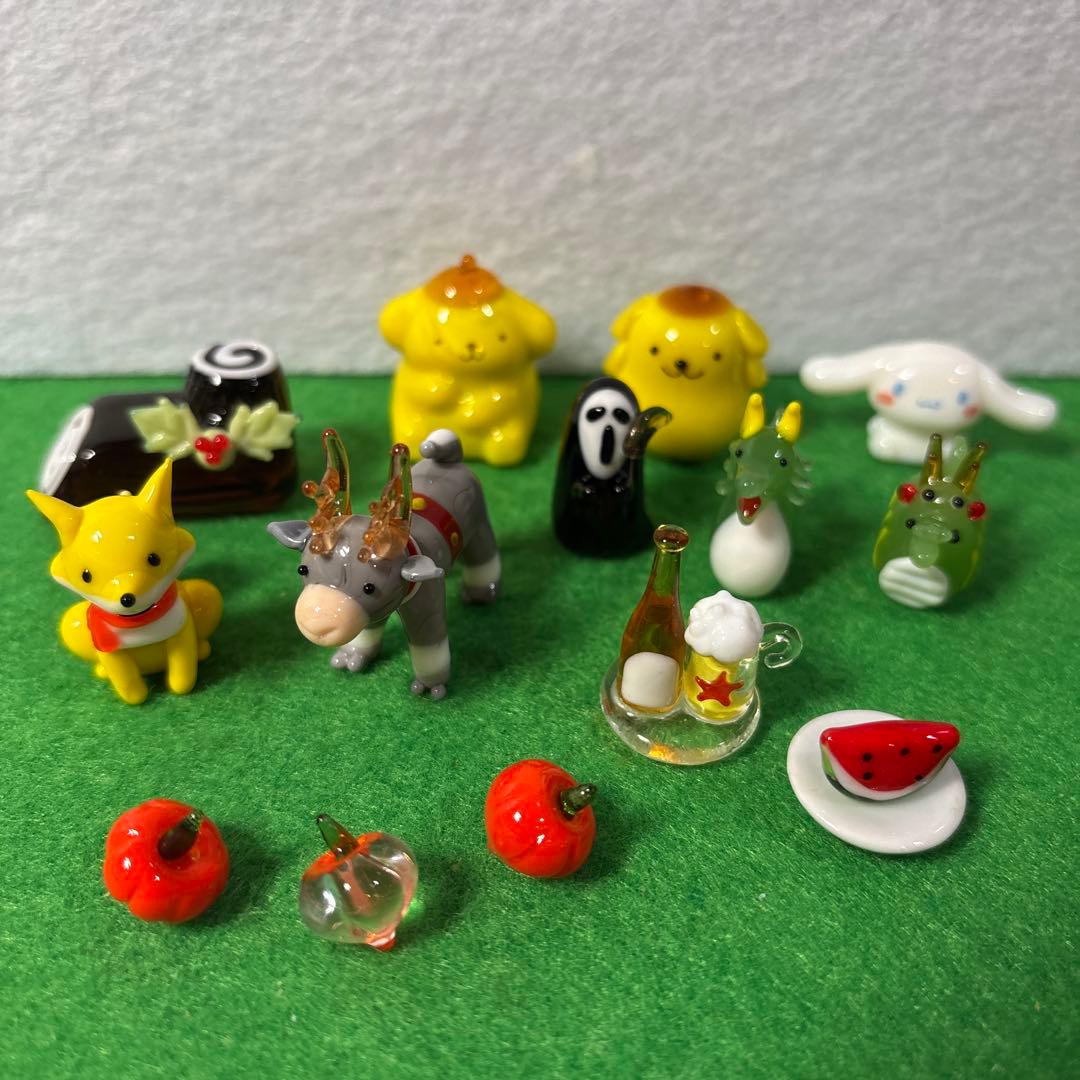 カナメ　ガラス細工　ミニチュア