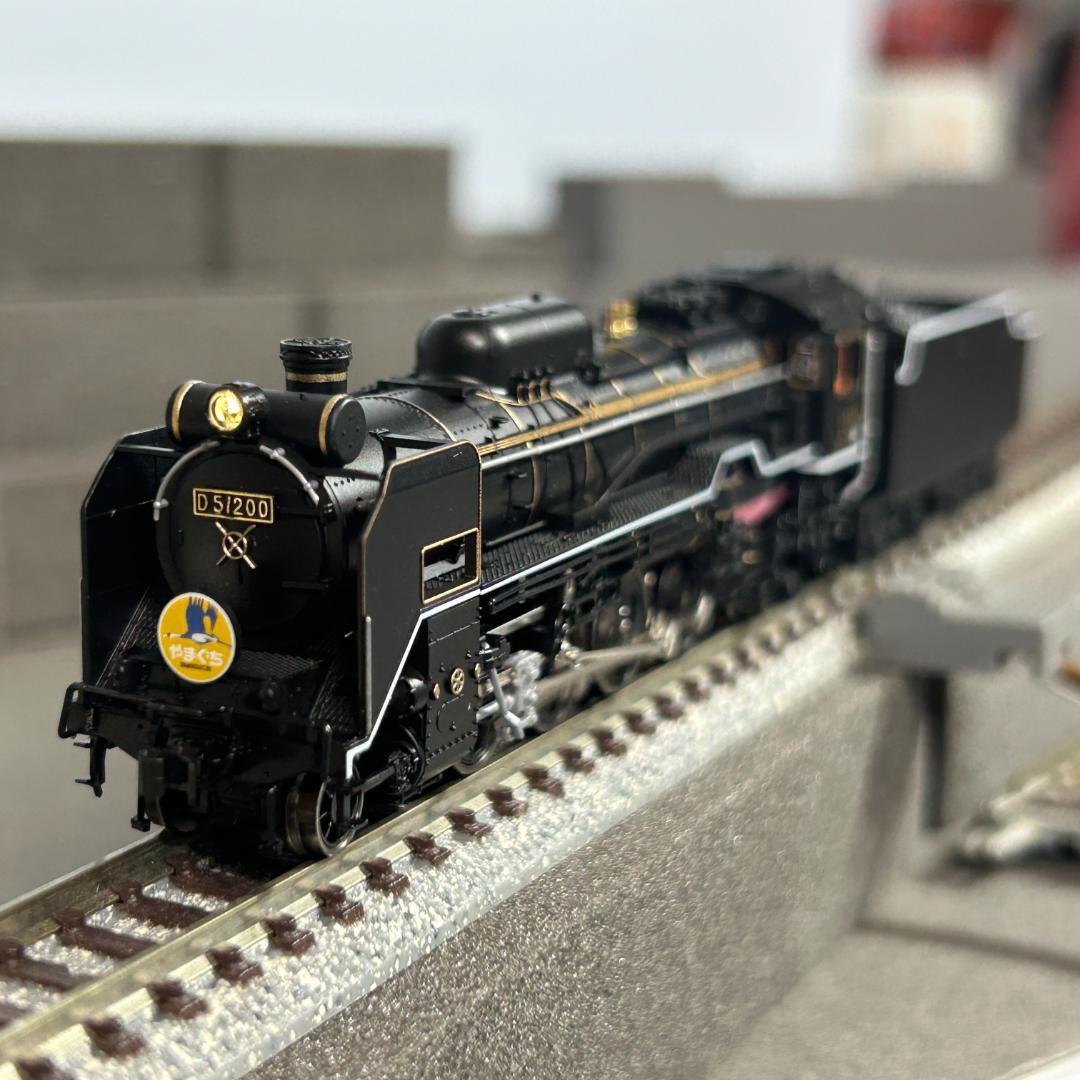 10-1499 D51 35系 やまぐち号 6両セット D51先頭カプラ改造品