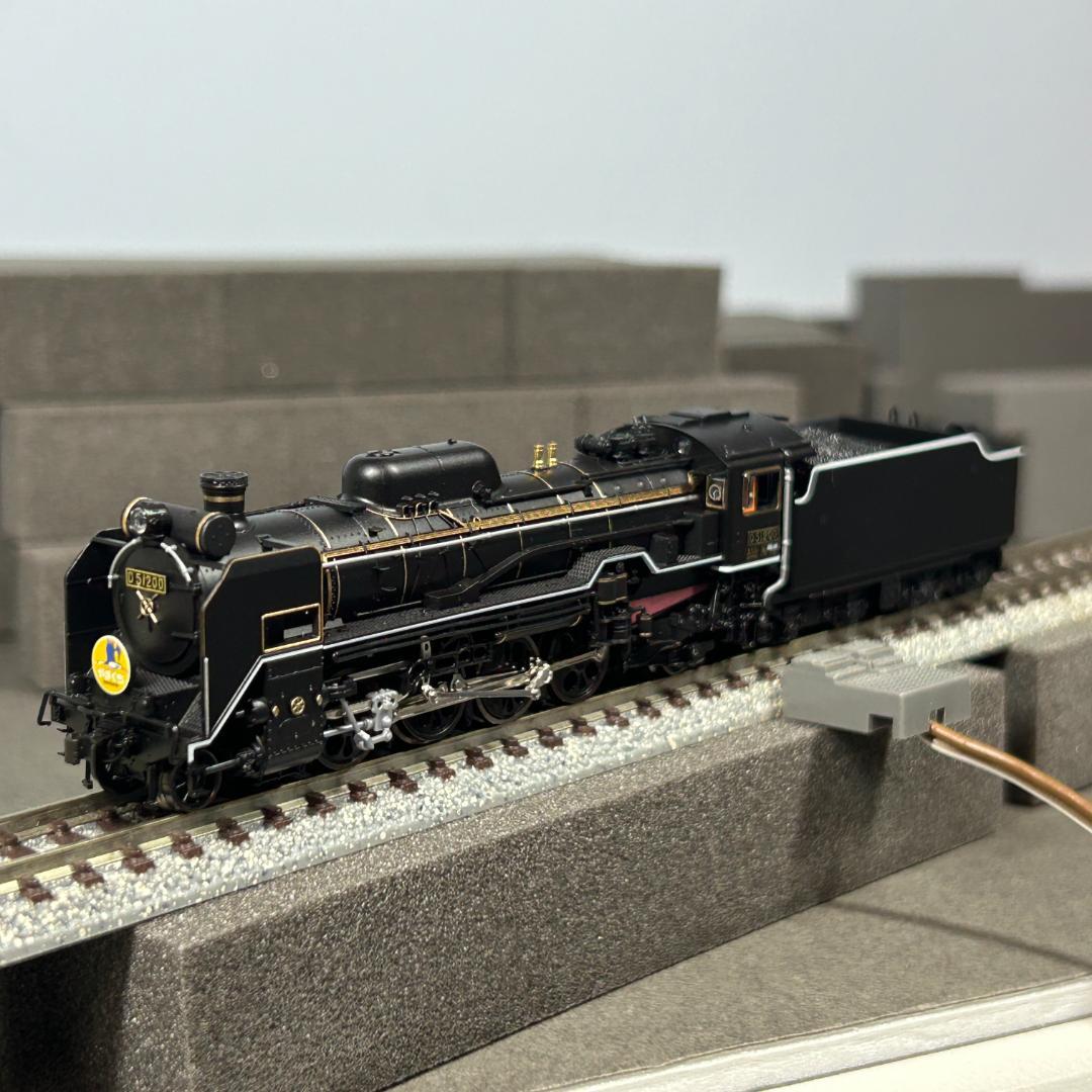 10-1499 D51 35系 やまぐち号 6両セット D51先頭カプラ改造品