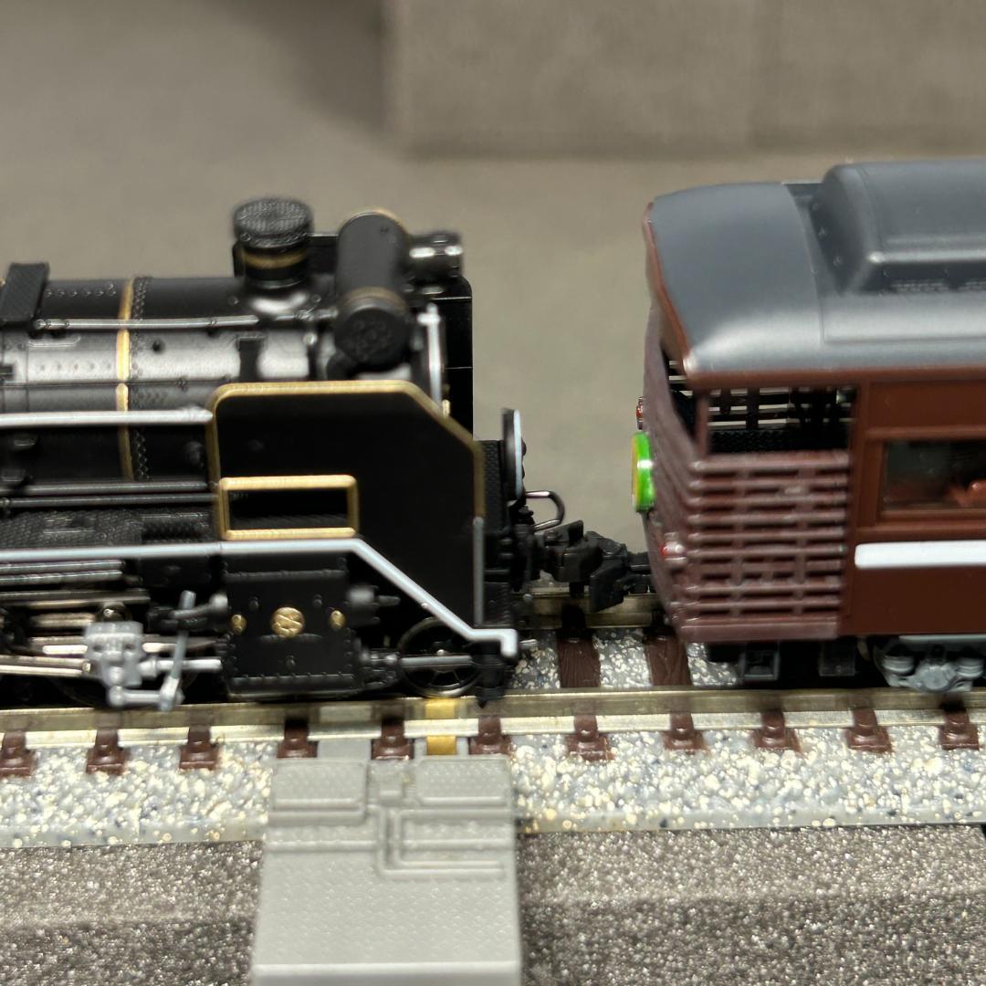 10-1499 D51 35系 やまぐち号 6両セット D51先頭カプラ改造品