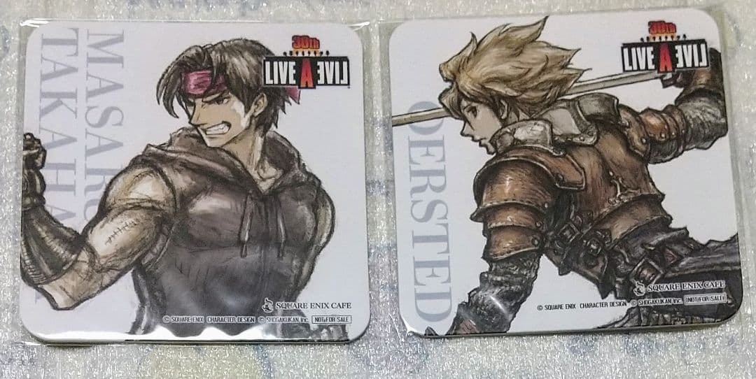 全種類 ランチョンマット コースター スクエニカフェ アルトニア ライブアライブ