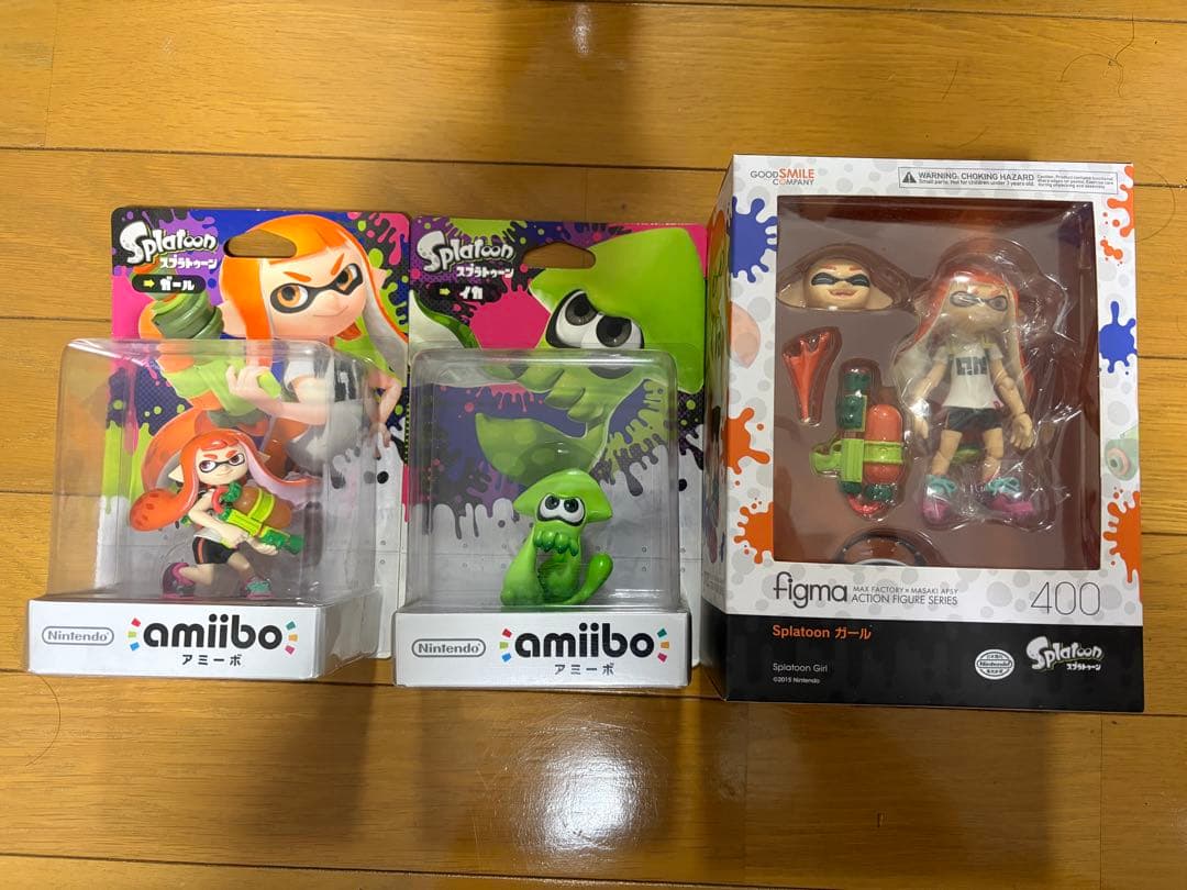 Splatoon figma 400 & amiibo 計3体セット