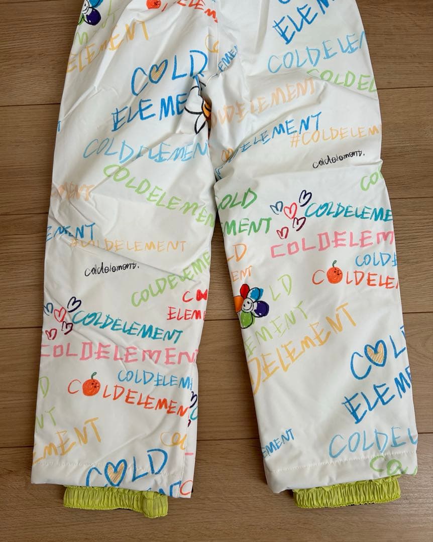 子ども用スノーボードウェア ホワイト/カラフル