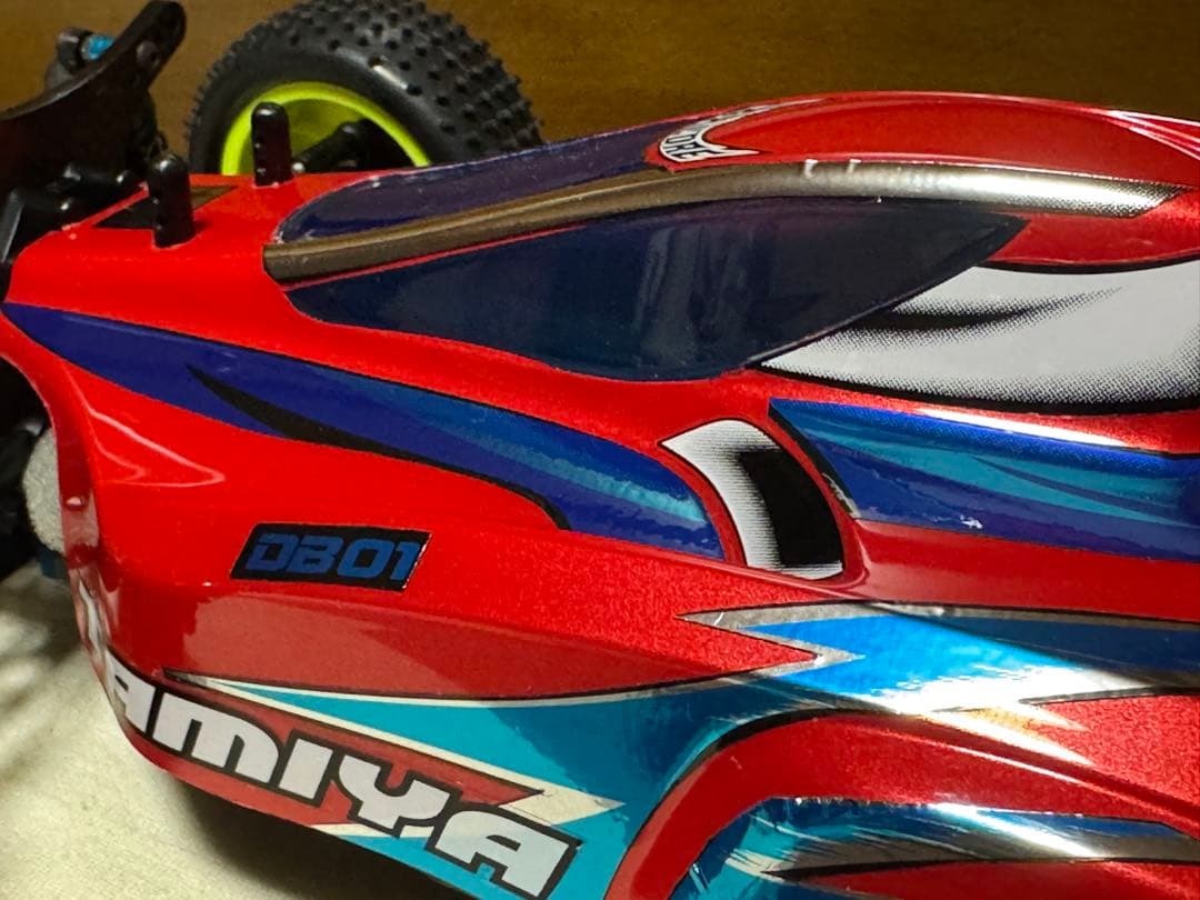 全て新品！タミヤDB01バルドル カーボン・ギヤデフ・アルミ他OP多数、メカ付属