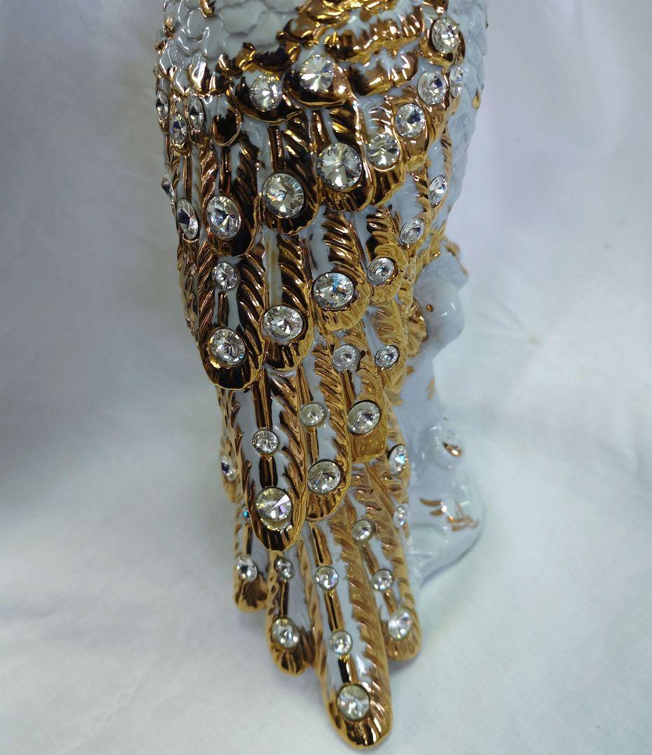 スワロフスキー オウム 置き物 イタリア製