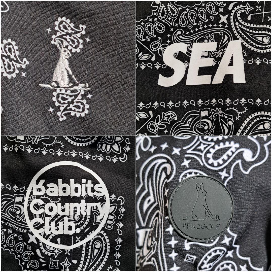 【完売品】 WIND AND SEA × FR2 GOLF ペイズリー柄