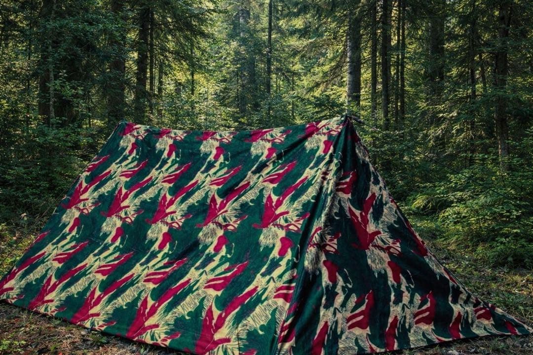 希少　カメルーン軍幕　used 2枚