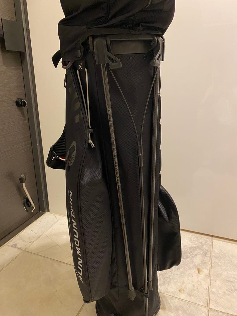サンマウンテン キャディバッグ スタンドバッグ ブラック 人気