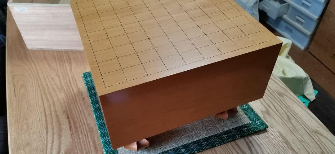 本榧脚付将棋盤　５寸６分