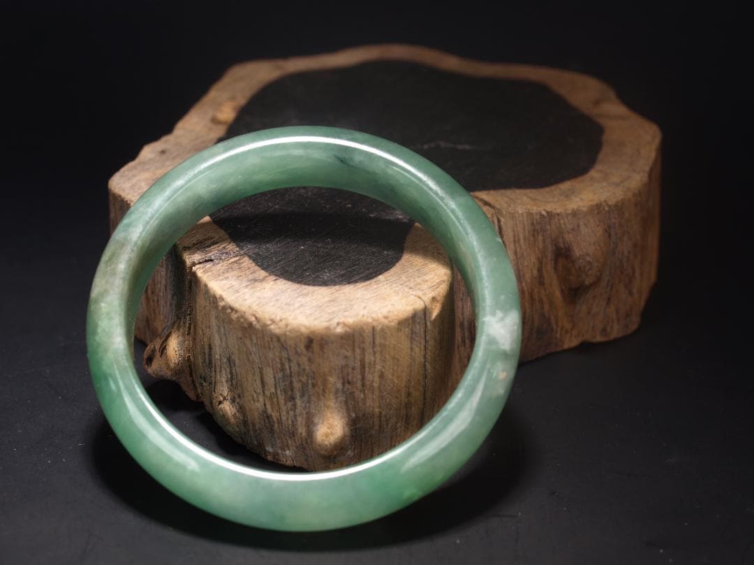 委託品　中国清時代　翡翠　腕輪　貴重品※激安骨董品 AK411D2-3