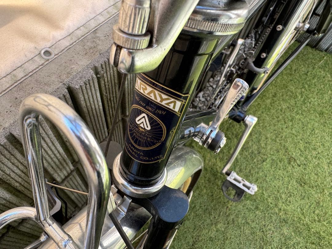 【関東】名車ARAYA アラヤ スワロー ランドナー クロモリ 500 26㌅