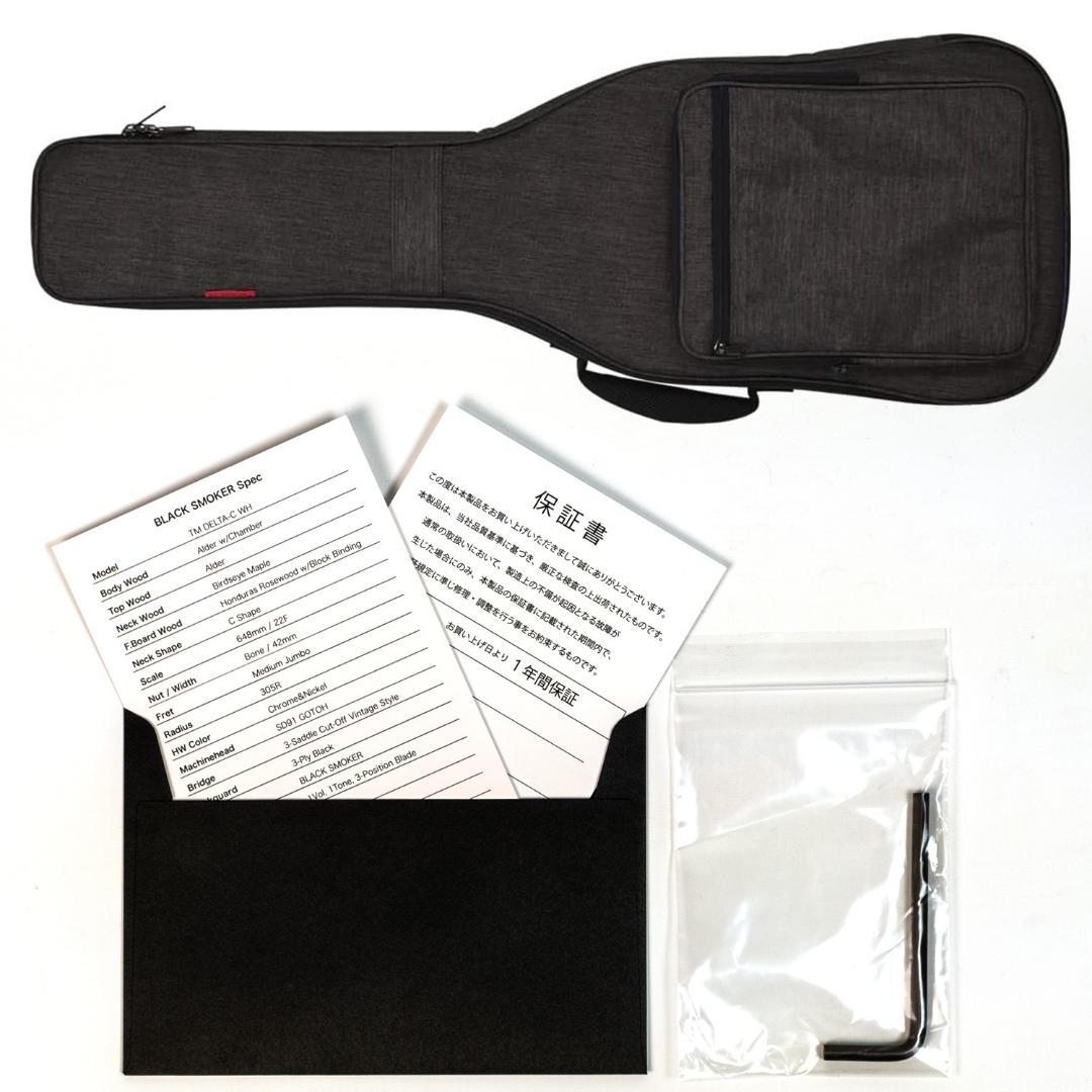 ギター Black Smoker TM DELTA-C WH BLACK