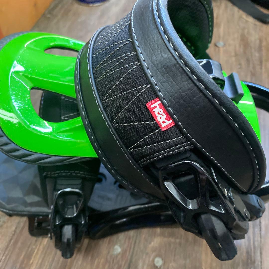 HEAD スノーボードビンディング ブラック/グリーン