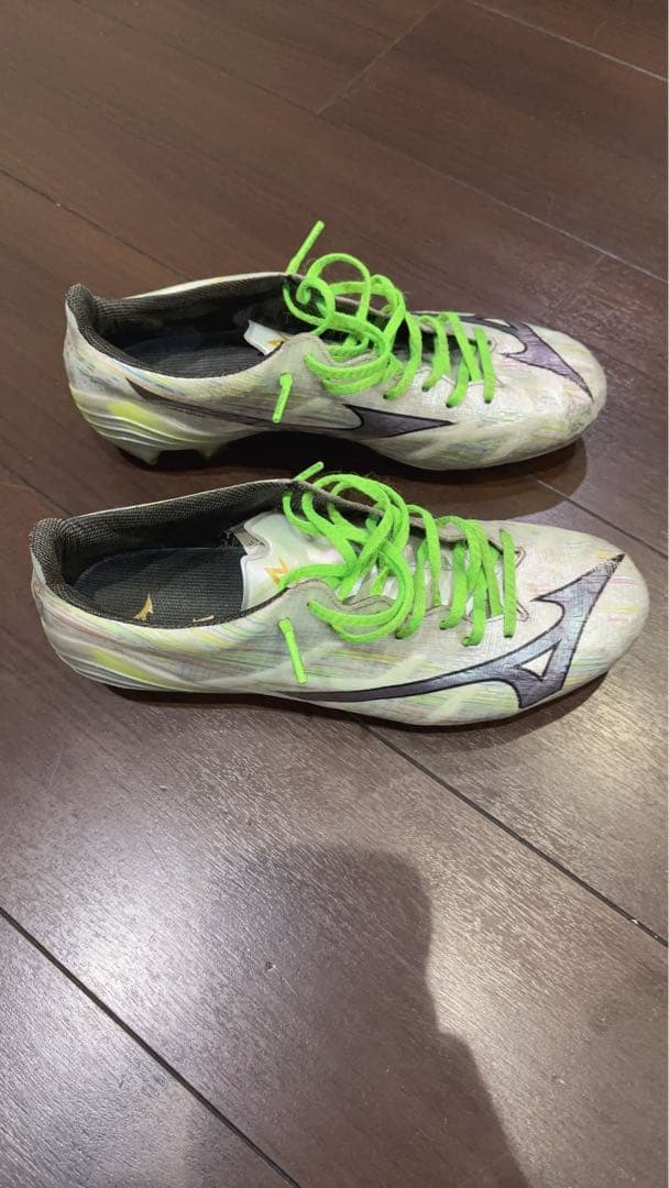 Mizuno アルファ2 エリート　スパイクシューズ ホワイト/グリーン