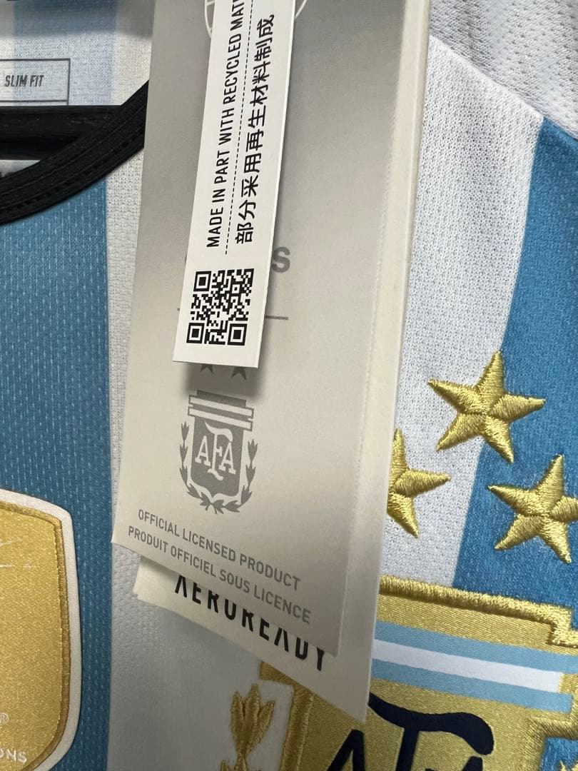 【タグ付新品未使用】アルゼンチン代表 メッシ　ユニフォーム